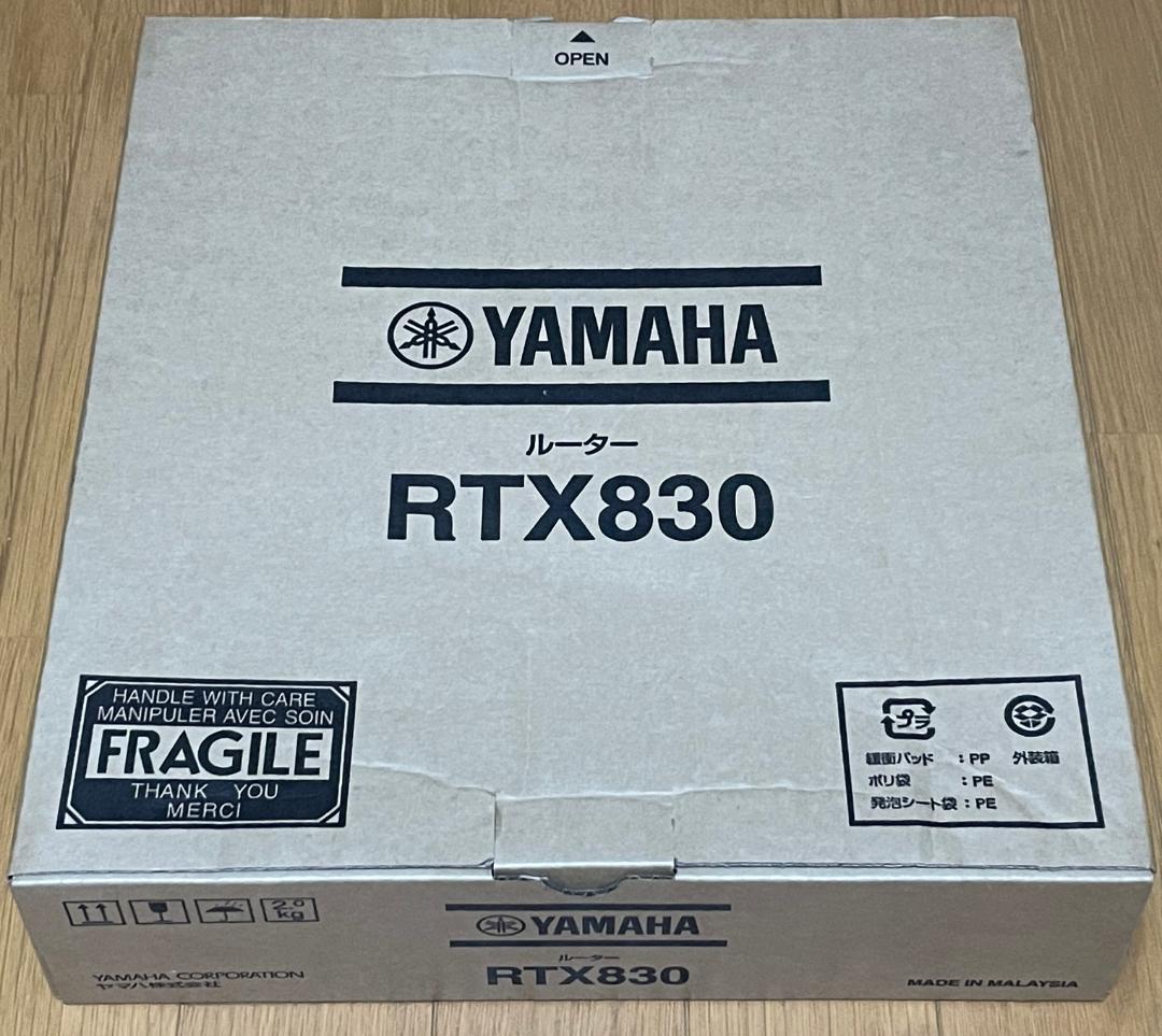 【未使用】YAMAHA RTX830 ルーター　外箱にへこみあり Amazon.co.jp: YAMAHA RTX830 Giga Access VPN Router (Refurbished