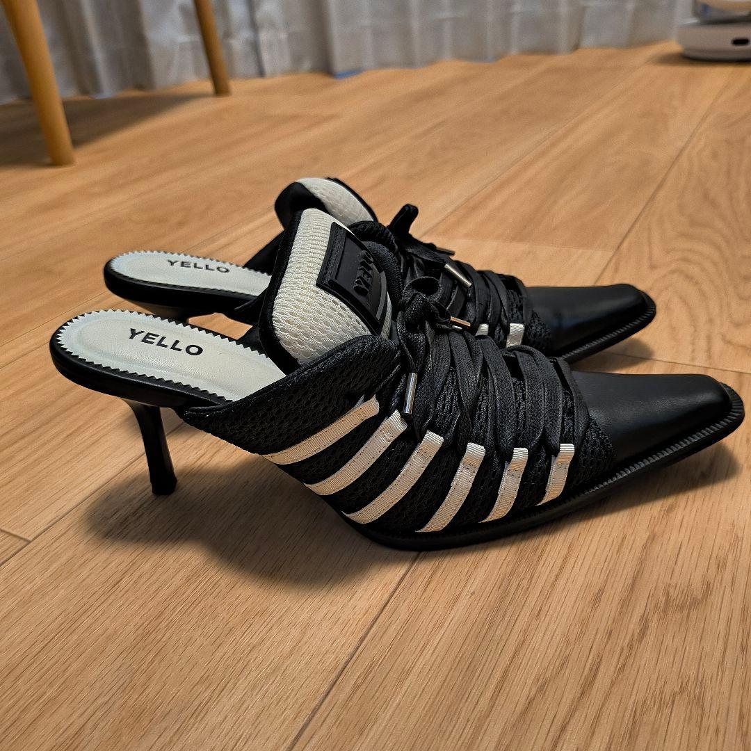 YELLO スニーカーミュール サイズL Yellow boots - 【人気完売品】YELLO スニーカーミュール/ヒールの通販
