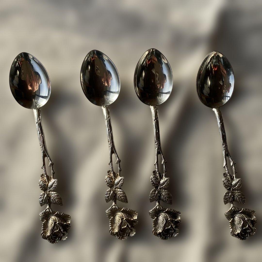 クリストフ　ウィドマン　コーヒースプーン 4本セット　925純銀製 クリストフウィドマン 925銀 コーヒースプーン ミュージシャン 6本