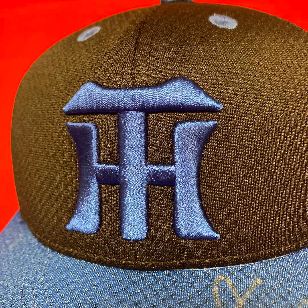 阪神タイガース プロコレキャップ 片山捕手実使用 球団支給品 サイン