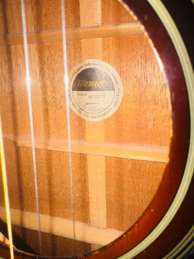 Morris MG302STS アコースティックギター MORRIS M-011 HS (ハニーサンバースト) アコースティックギター