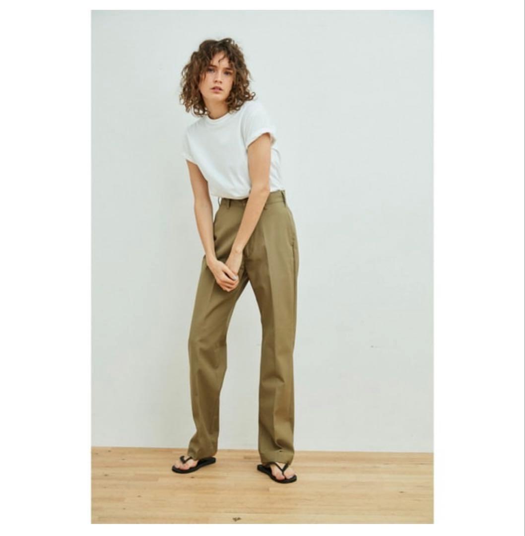 THE SHINZONE 旧型ハイウエストチノ【クリーニング済】 Shinzone（シンゾーン）】 WASHED HIGH WAIST CHINO 定番チノパンツ