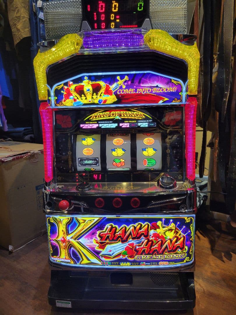 5号機 グレートキングハナハナ ミッドナイトパネル 実機 不要機 楽天市場】キングハナハナ 実機の通販