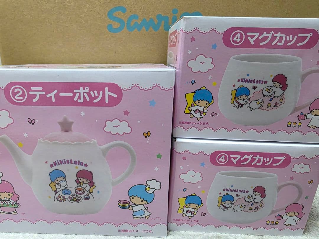 キキララ 一番くじ ティーポット&マグカップ - メルカリ
