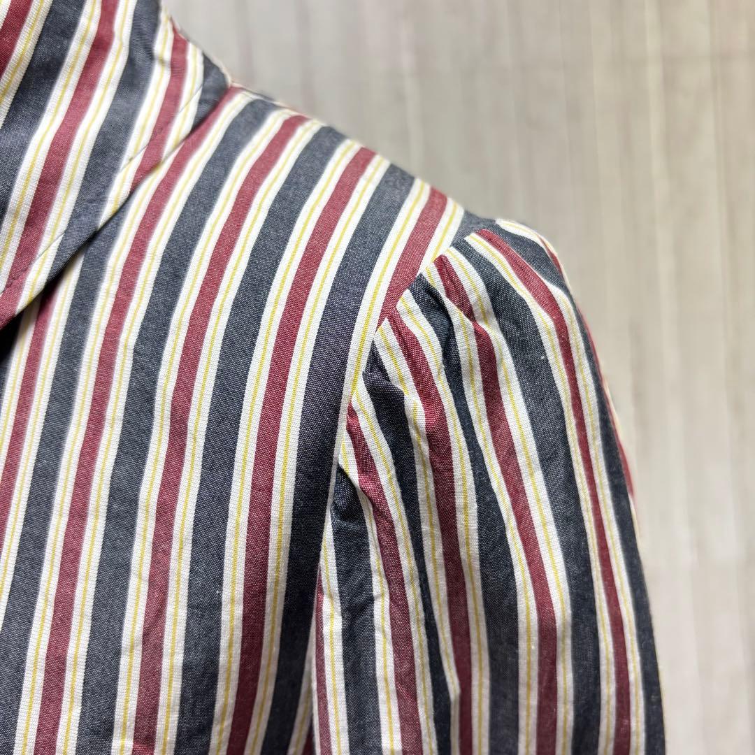 Vivienne Westwood 変形 ボウタイブラウス オーブ ストライプ