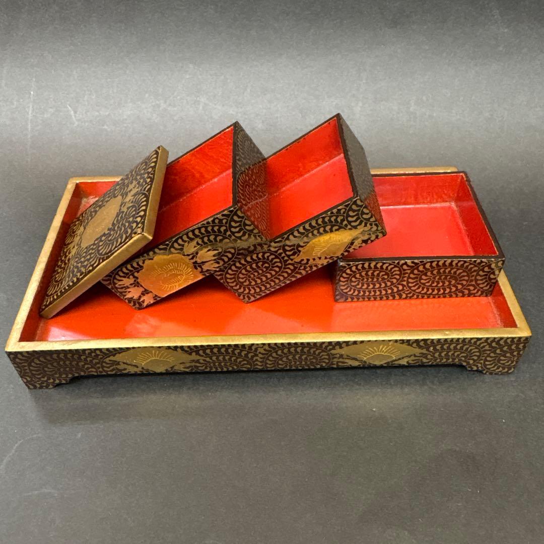 戦前 雛道具 お屠蘇重箱揃 - メルカリ