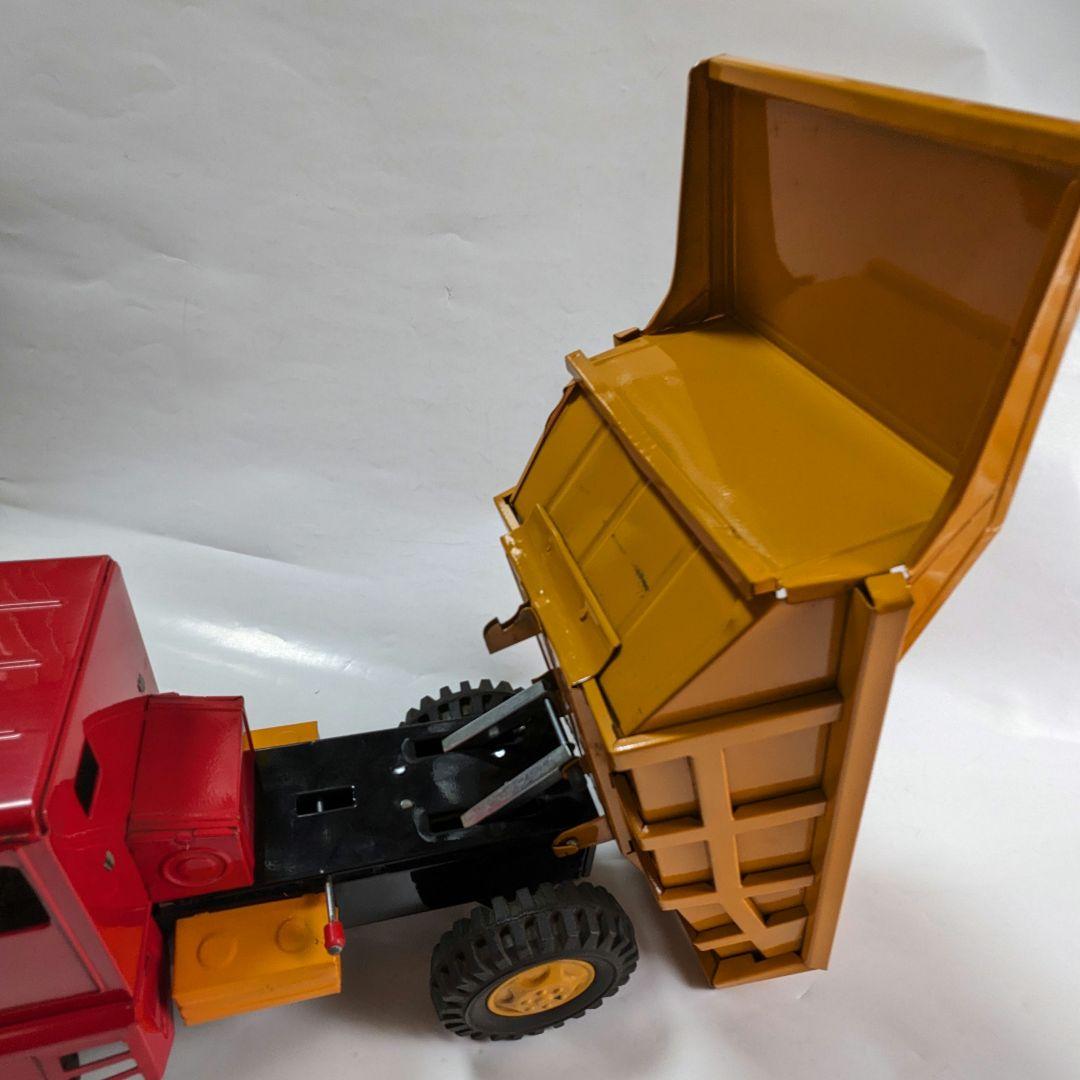 レトロ米澤玩具（株）ブリキのダンプカー長さ380×幅160×高さ195