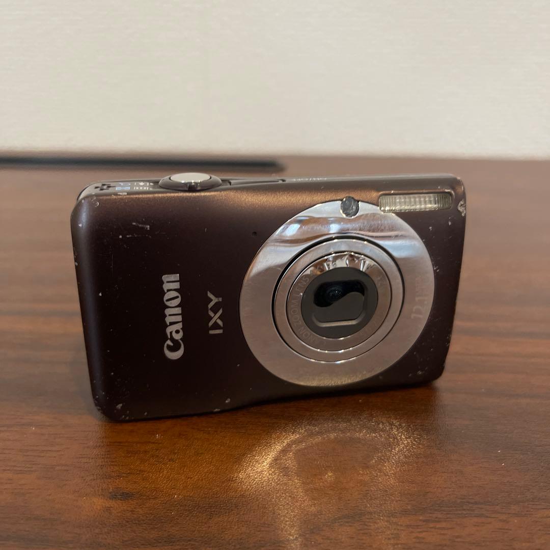 3638 Canon キャノン IXY 200F ブラウン ジャンク品 デジカメ