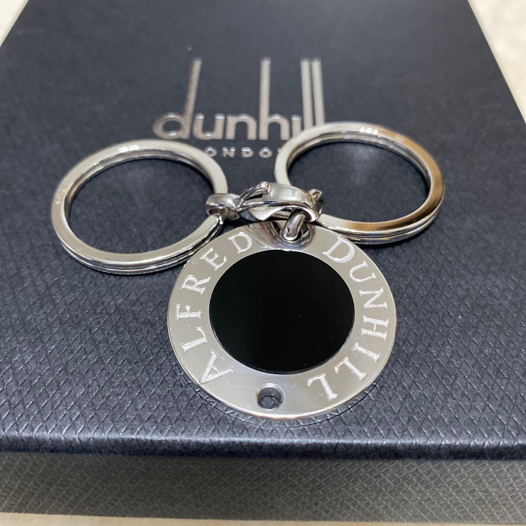 美品 ダンヒル DUNHILL キーリング キーホルダー - メルカリ