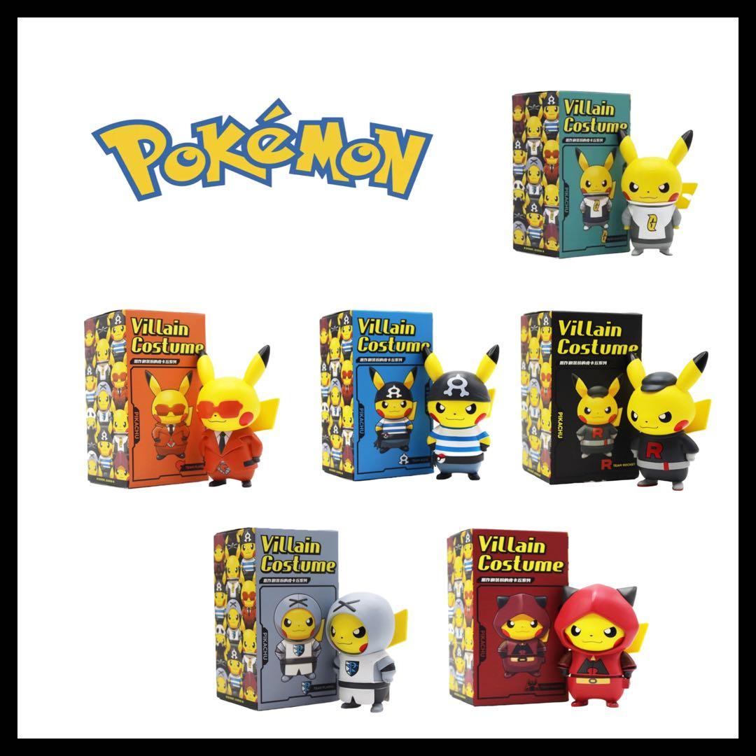 ボスごっこピカチュウ ロケット団フィギュア7体SET 中国限定 - メルカリ