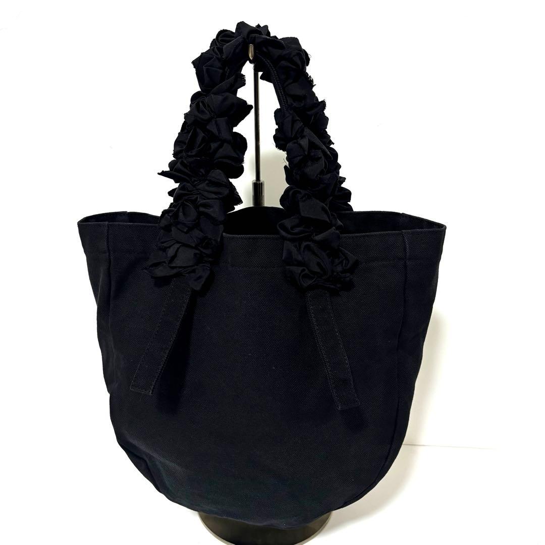 LUDLOW ラドロー グレープハンドル トー トバッグ ハンドバッグ 黒