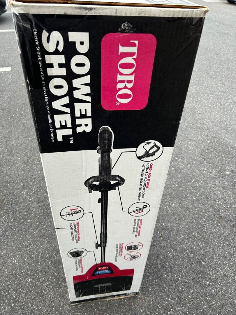TORO 電動スノーショベル Toro 38361（20M防雨延長コード付き） - メルカリ