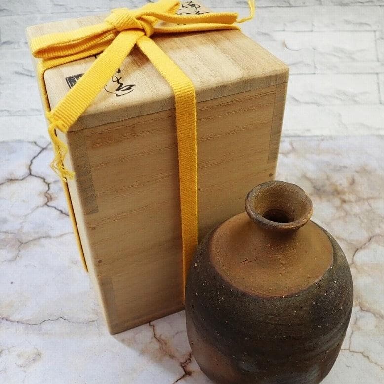 人間国宝 金重陶陽 窯変徳利 M338 - メルカリ