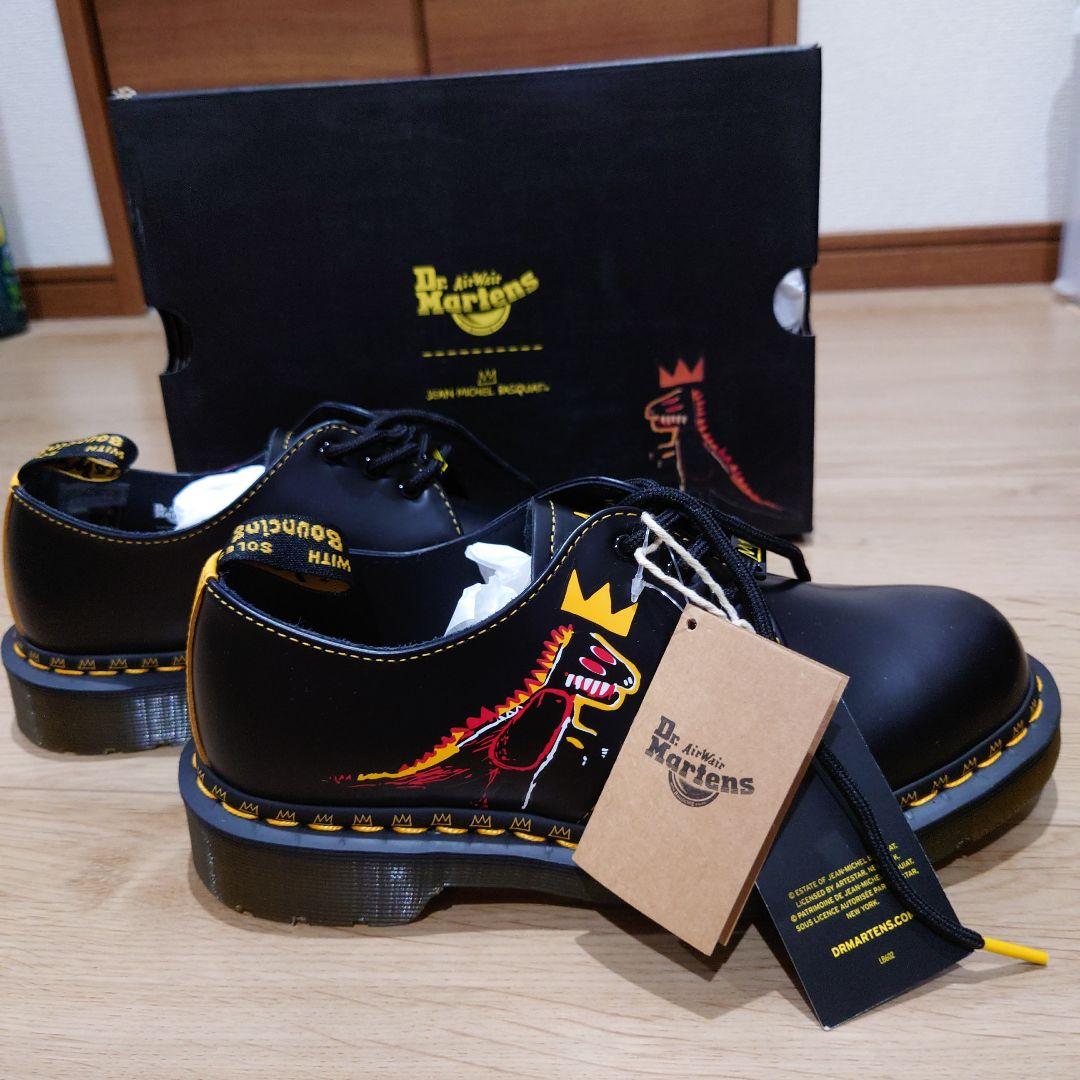 ドクターマーチン3ホールバスキア恐竜UK5タグ付き箱あり - メルカリ