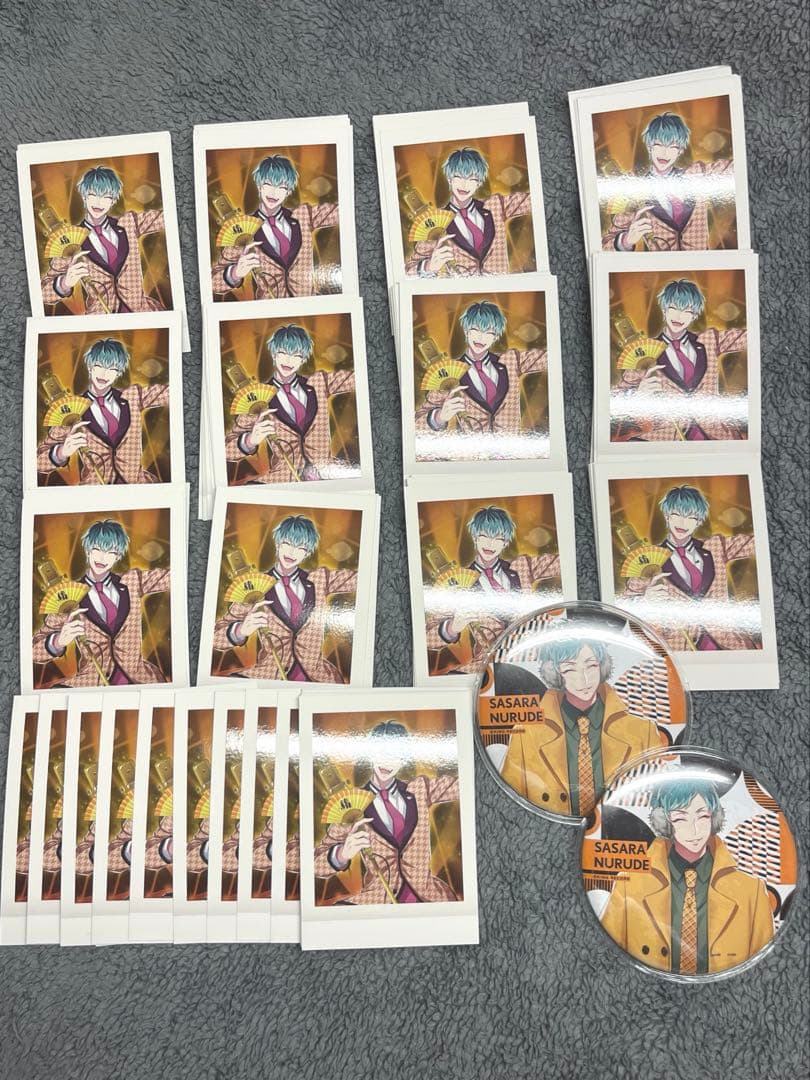 ヒプマイ 白膠木簓 パシャこれ140枚&EW03缶バッジ2個まとめ売りセット