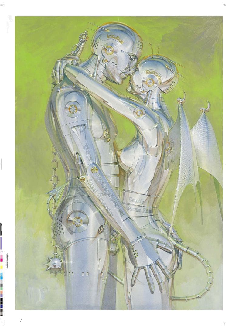 ED200 SORAYAMA ポスター 空山基 PARCO PPC セクシーロボットポスター、エロティックロボットプリント、空山基