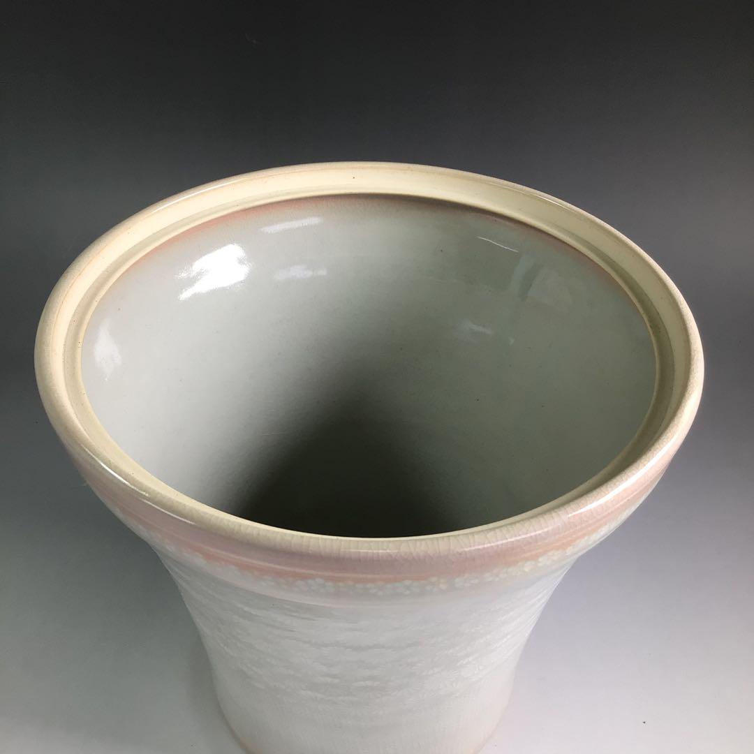 P804 水指 『平安 開山造』『礼賓手三嶋』『末広水指』 共箱