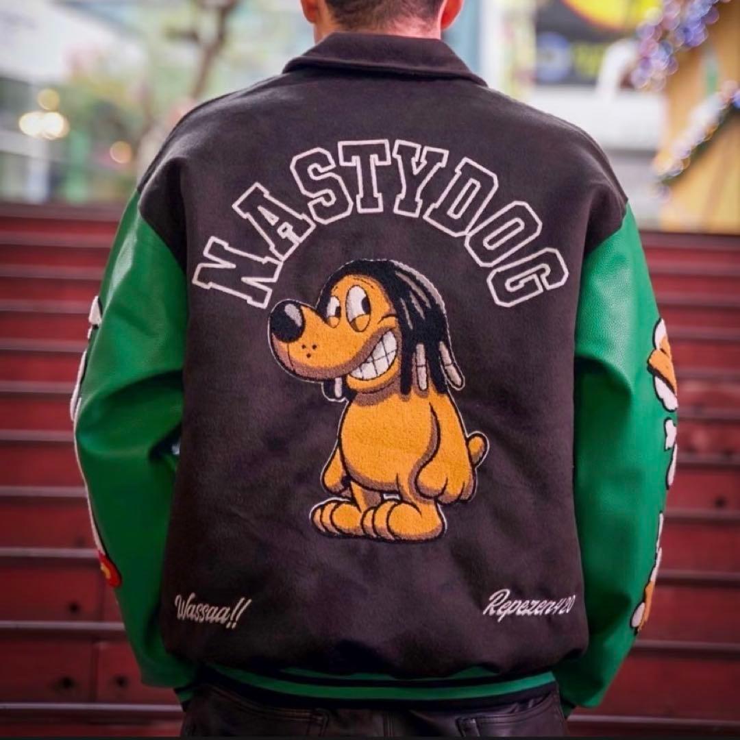 Nasty Dog ナスティードッグ スタジャン 黒/緑 - メルカリ