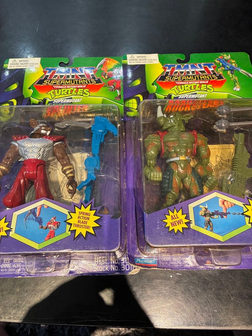 TMNT スーパーミュータント フィギュア 2体セット TMNT スーパーミュータント フィギュア 2体セット