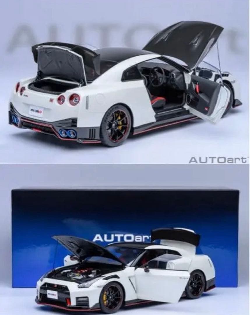 AUTOart NISSAN R35 GT-R NISMO ホワイトパール - メルカリ