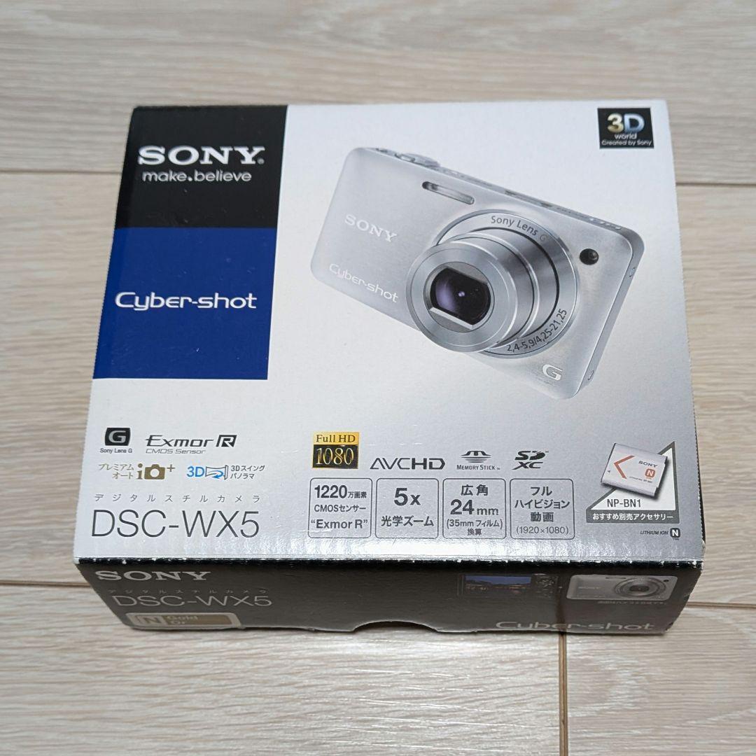 Cyber-shot】SONY DSC-WX5 付属品全てありバッテリー3個付 - メルカリ