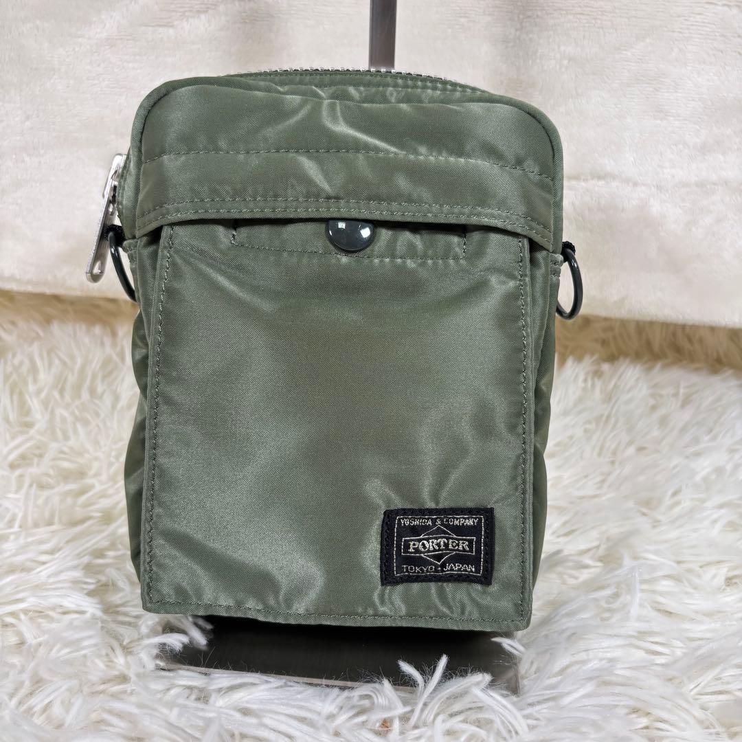 未使用 ポーター タンカー セージグリーン ショルダーバッグ 緑 - メルカリ