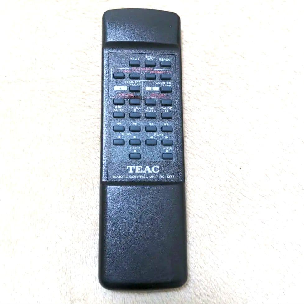 ♦TEAC ティアック オーディオ リモコン RC-1277 新品 ティアック TEAC リモコン RC-1277 : パーツワイド - 通販