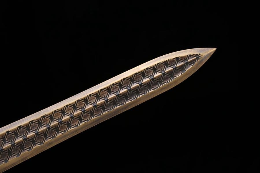 越王勾践剣-黄銅 古兵器 武具 刀装具 日本刀 模造刀 居合刀 - メルカリ