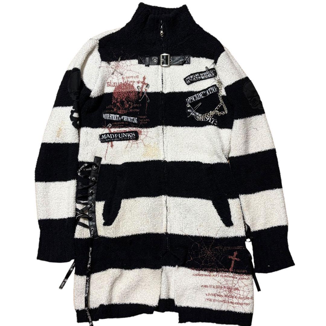 y2k MAD PUNKS ロング ボーダー パンク グランジ スカル - メルカリ