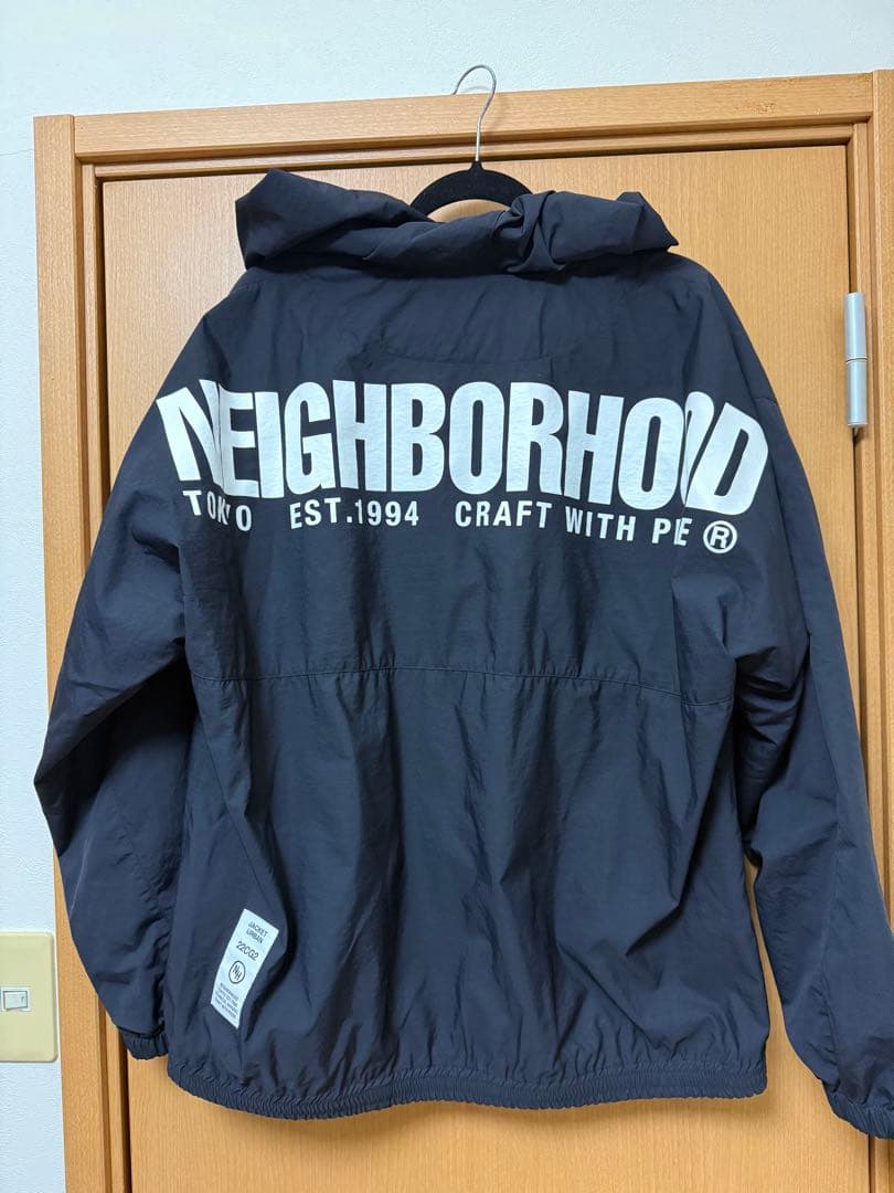 ネイバーフッドNEIGHBORHOOD ナイロンジャケット ブラック - メルカリ