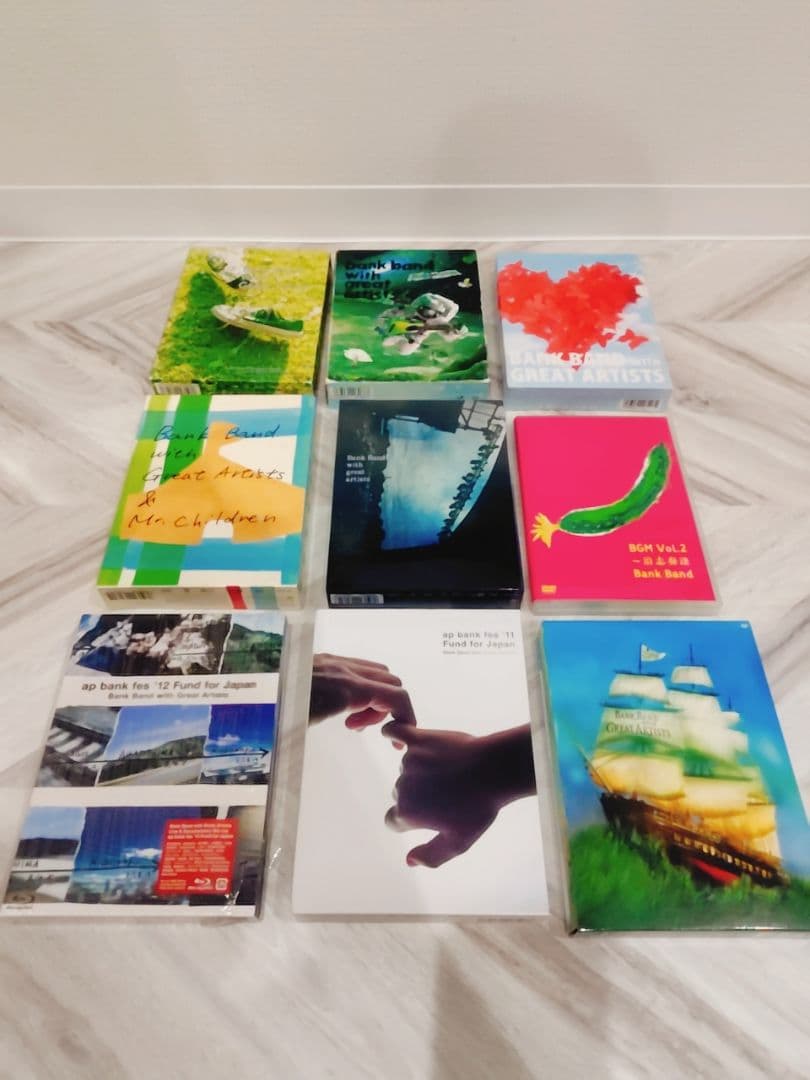 【まとめ売り】Bank Band DVD9枚セット まとめ売り】Bank Band DVD9枚セット
