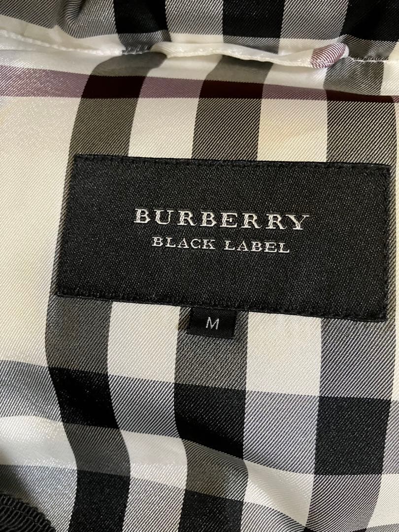 バーバリーブラックレーベル ダウンジャケット ノバチェック - メルカリ