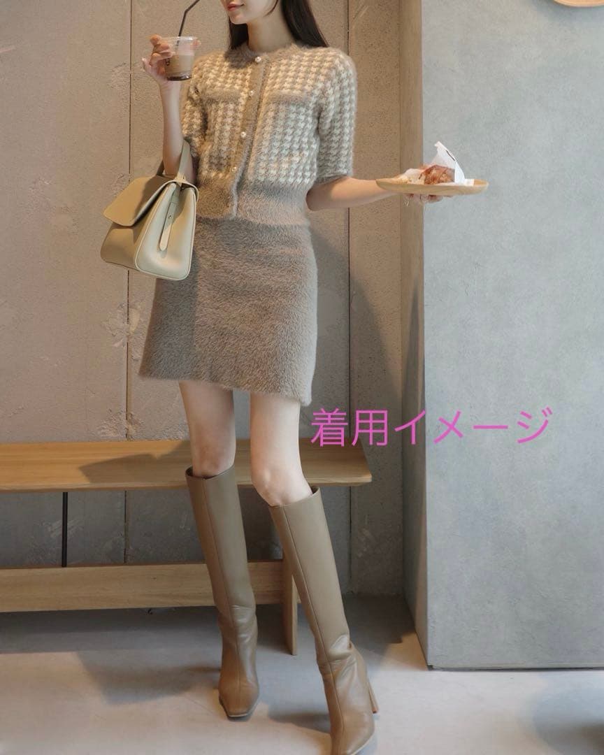 polaura ロゴジップスクエアトゥロングブーツ - メルカリ