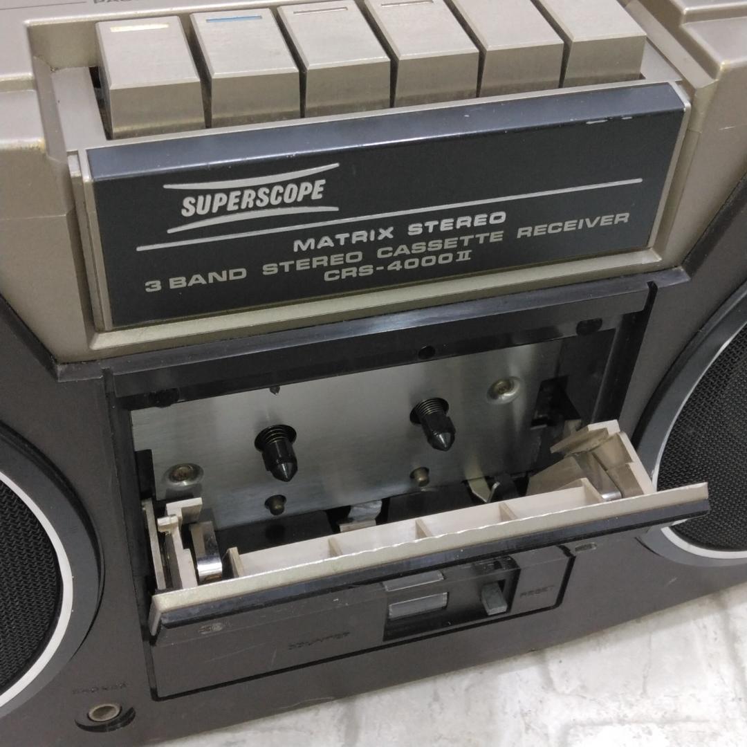 ジャンク レア SUPERSCOPE CRS-4000Ⅱ 中古現状品 - メルカリ