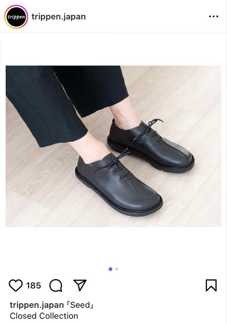 【trippen】 BROWN \"SEED\" FARMERS SHOES