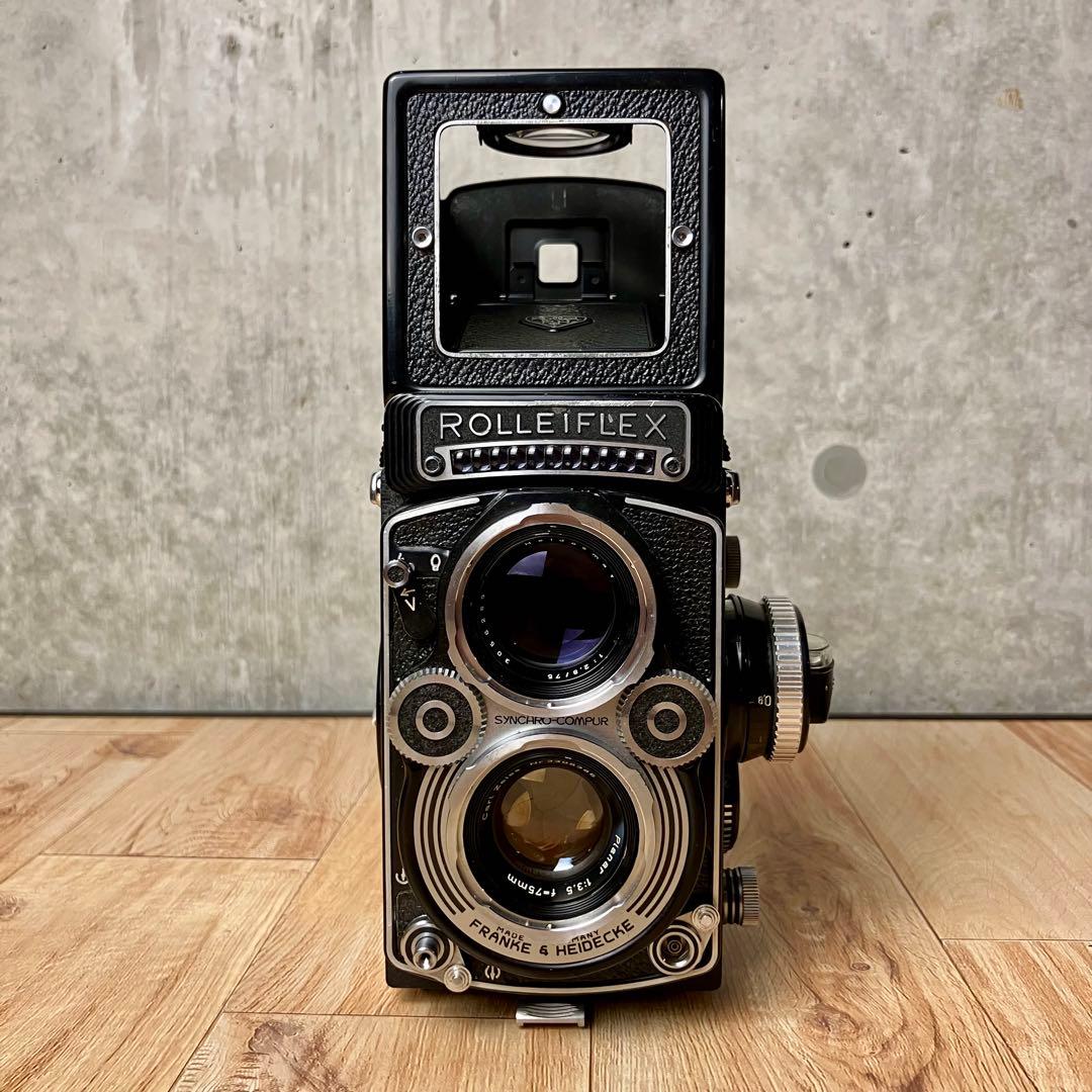 RolleiFlex 3.5F Planar 75mm 【実働なジャンク品】