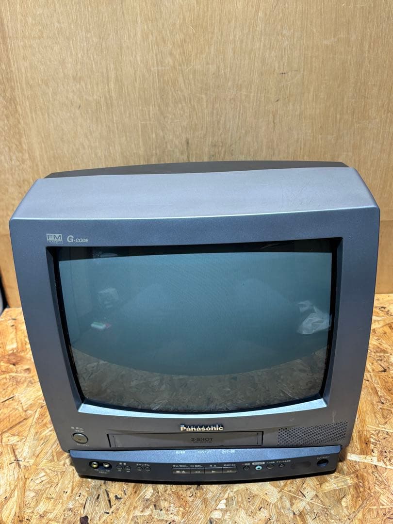 レトロ ブラウン管テレビ テレビデオ TH-14FV2 パナソニック 98年製