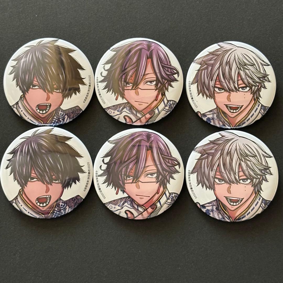 桃源暗鬼 秋田書店 コミケ c107 缶バッジ 桃尾旋律 桃華月詠 桃角桜介