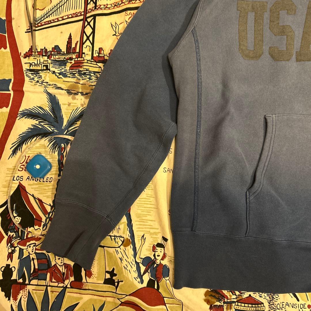 Champion USAFA スウェットパーカー L ネイビー フェード - メルカリ