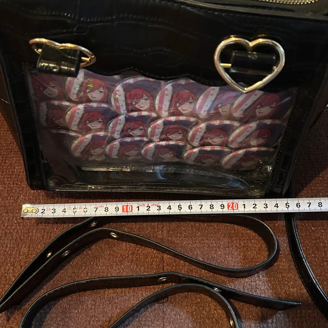 千切豹馬 ブルーロック 痛バ ハート 黒 缶バッジ ロフト 猫 ハロウィン