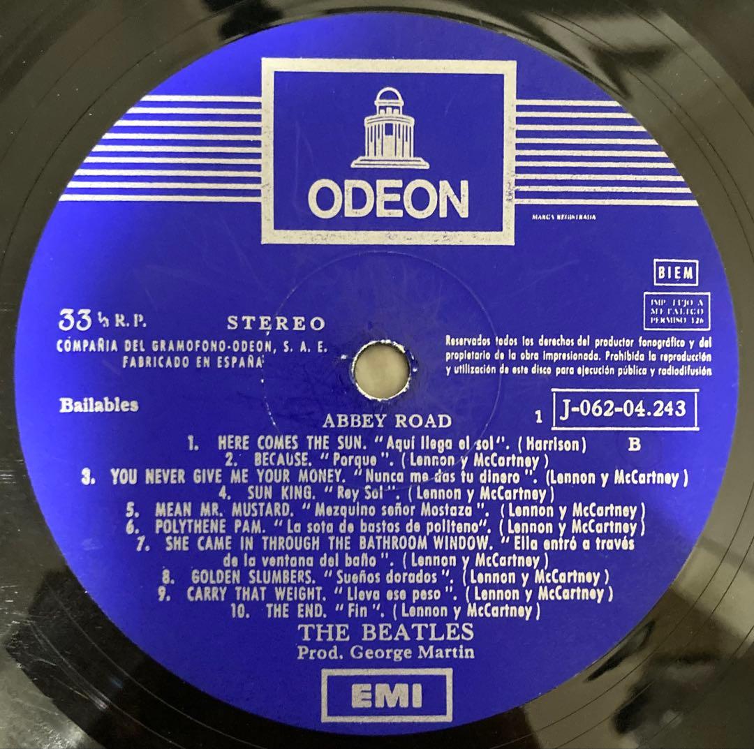 稀少スペイン初回Her無Abbey Road Beatlesビートルズレコード - メルカリ