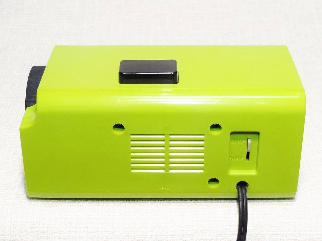 セイコー デジタルクロック パタパタ時計 DP663M【黄緑】動作確認済み