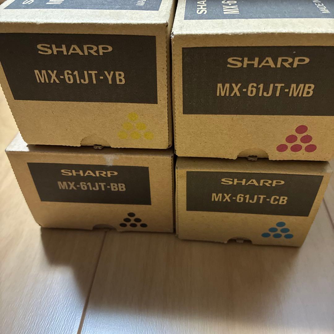 SHARP MX-61JT トナーカートリッジ 4色セット - メルカリ
