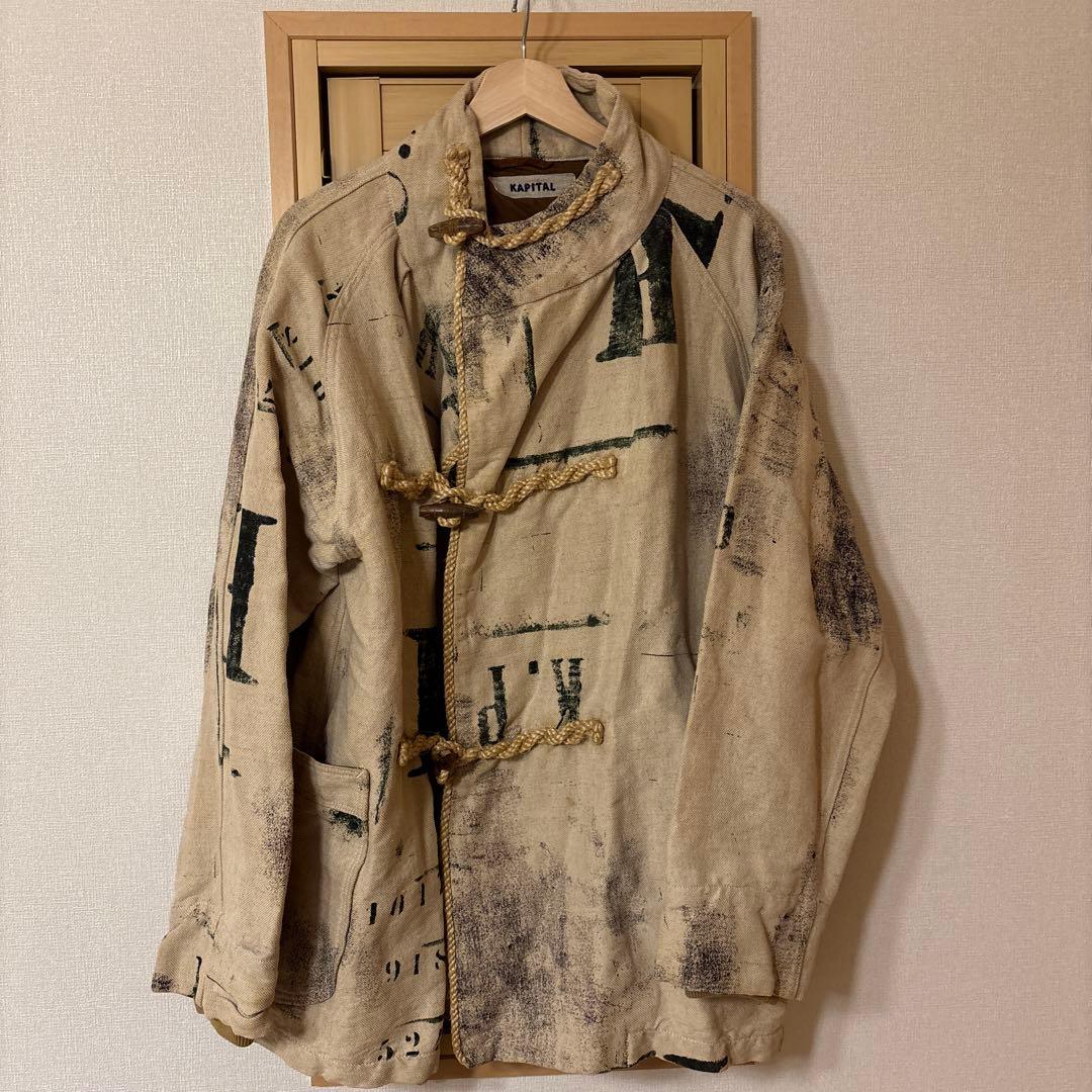 希少　kapital ダッフルコート　ステンシルプリント &. NOSTALGIA（ノスタルジア） ダッフルコート コート 「ZOZO限定