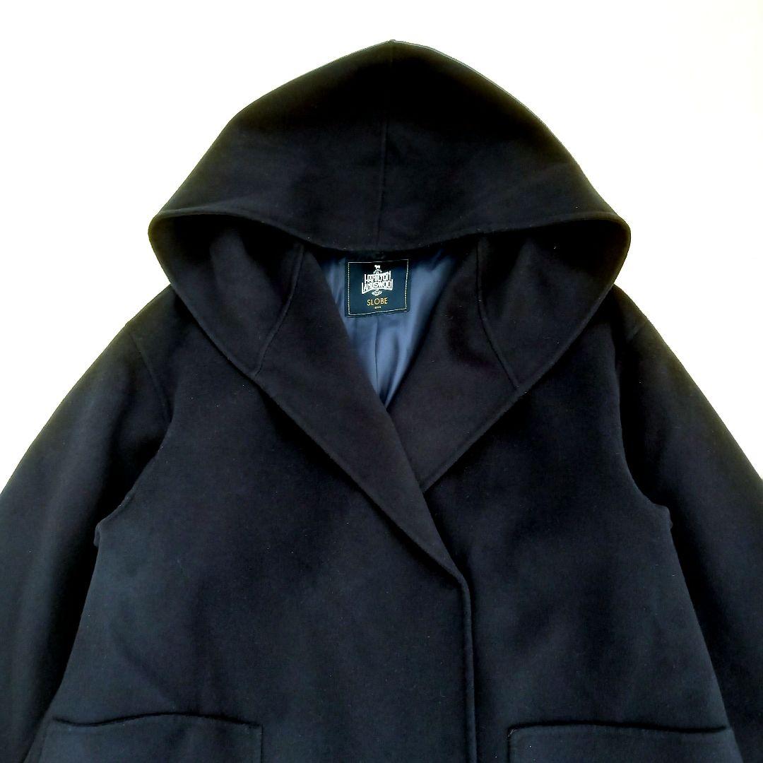 スローブイエナ ハミルトンダブルフェイスフードコート ウールリバー