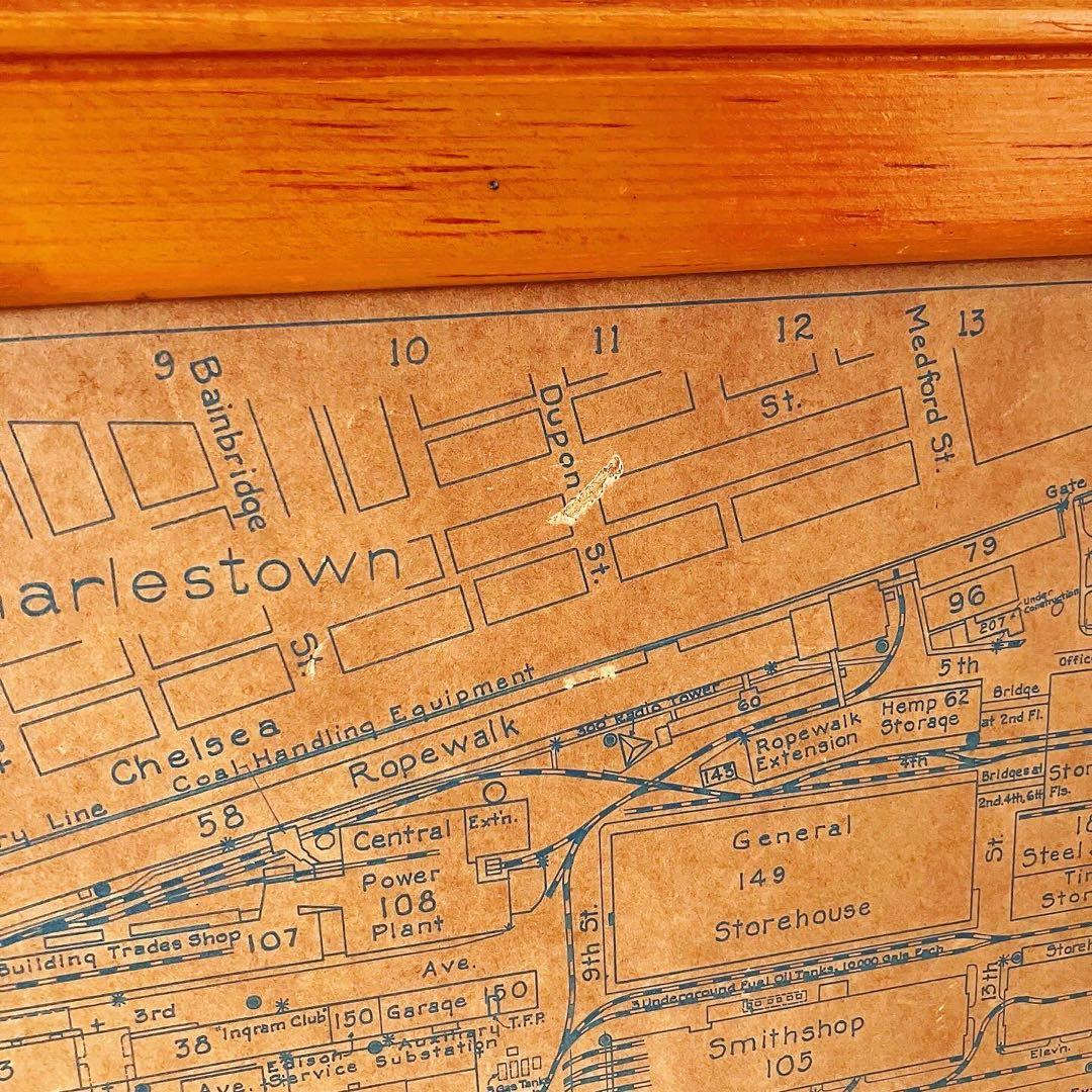 アメリカンビンテージ雑貨 古地図 USNAVY ブロカント 古道具 アンティーク