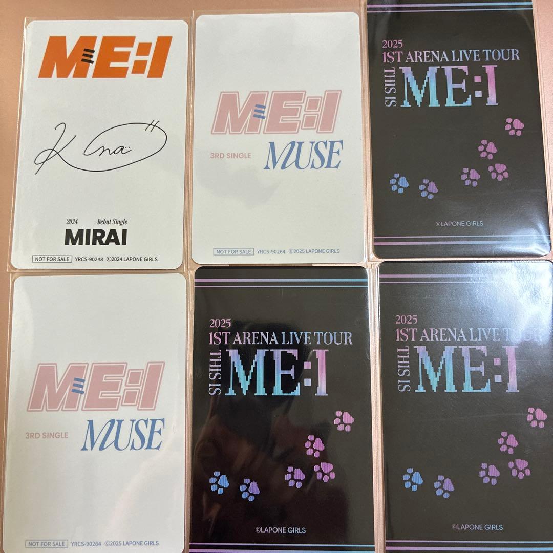 即購入不可】ME:I ミーアイ トレカ まとめ売り - メルカリ