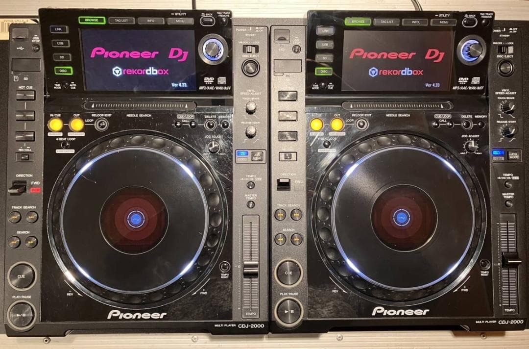 Pioneer CDJ-2000NXS nexus パイオニア DJ 2台セット