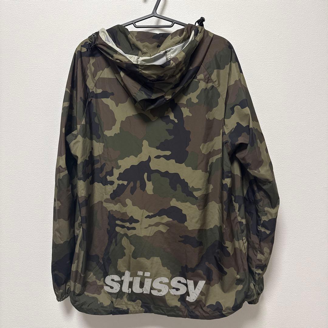 Stüssy カモフラージュ ナイロンジャケット - メルカリ