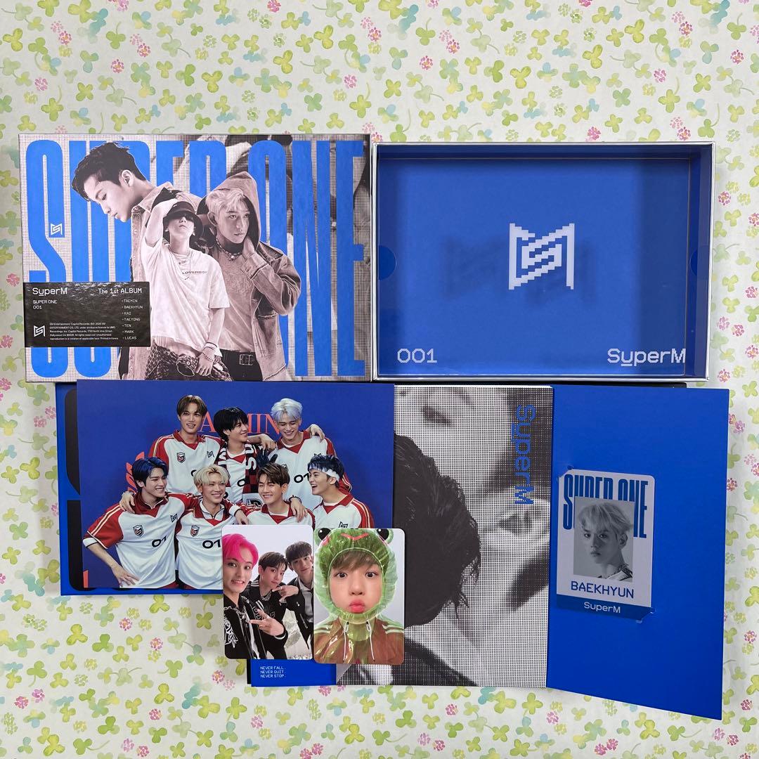 SuperM ベッキョン　トレカ　IDカード　SuperOne EXO べく EXO - EXO ベッキョン ベク トレカの通販 by ゆりあ's shop｜エクソ
